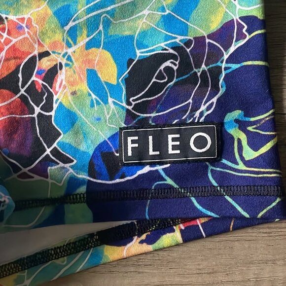 VGUC Fleo Fractal Rose Crossfit Gym Shorts (large) - Picture 4 of 5